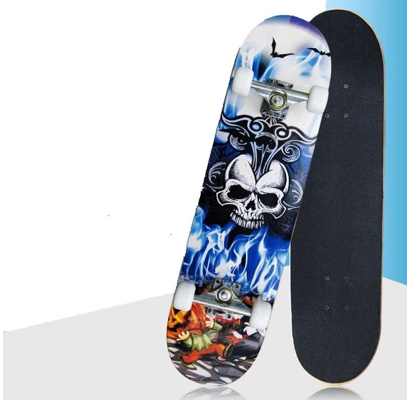 Ván Trượt Thể Thao 80cm (Tặng Túi đựng Ván)Skateboard Mặt Nhám Cao Cấp Gỗ Phong Ép 7 Lớp Cơ Bản Và Chuyên Nghiệp 7