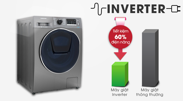 Máy Giặt Sấy Cửa Trước Inverter Samsung WD95K5410OX/SV (9.5kg/6kg) - Hàng Chính Hãng - Chỉ Giao tại Hà Nội