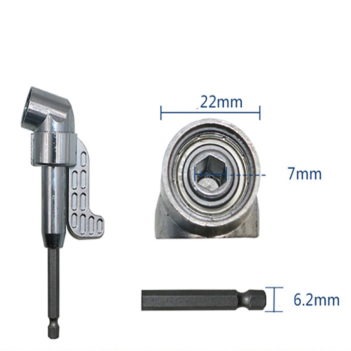 Đầu chuyển hướng mũi tua vít, mũi khoan chuôi lục giác cho khoan pin và khoan điện (33 đầu vặn vít + 1 đầu chuyển hướng loại dài 137mm)