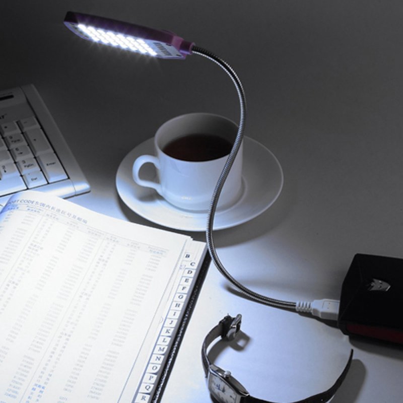 Đèn Led 28 Bóng Uốn Dẻo Siêu Sáng Cắm Cổng Usb Thích Hợp Cho Việc Học Hành Buổi Tối, Đọc Sách, Soi Sáng Khi Cúp Điện