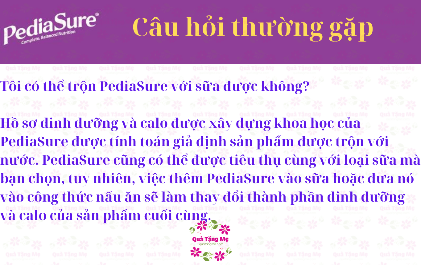 Sữa tăng chiều cao cho trẻ biếng ăn từ 1-10 tuổi Úc Pediasure 