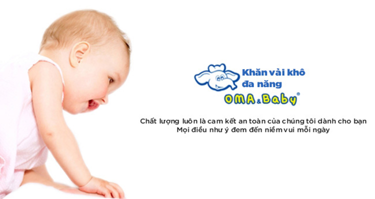 Khăn Vải Khô Đa Năng Ihomeda Oma Baby (80 Khăn)