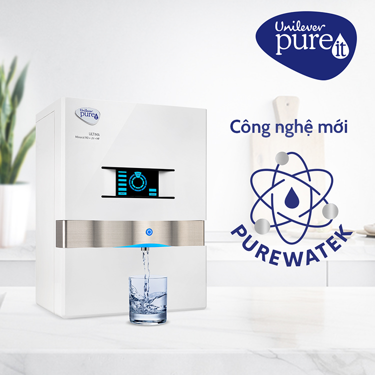 Máy Lọc Nước Pureit Ultima White RO + UV + MF - Hàng Chính Hãng