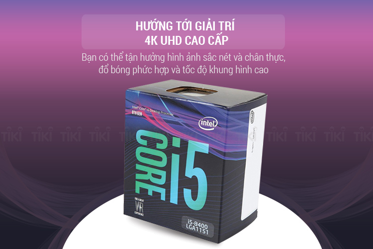 Bộ Vi Xử Lý CPU Intel Core i5 8400 4.00GHz 9M - Hàng Chính Hãng