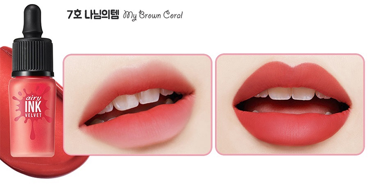 Combo Son Peripera (Ink Airy Velvet 7 8ml+ Ink Cloud Velvet 3 8ml)