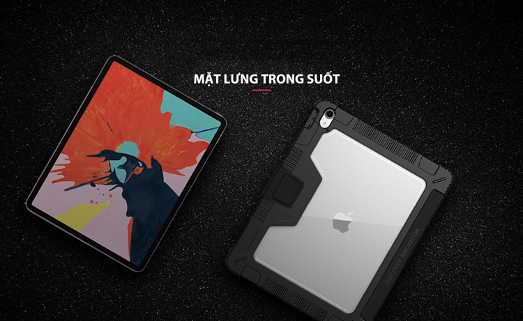 Bao da iPad iPad Pro 12.9'' 2018 (thế hệ 3) Nillkin with Pencil Holder