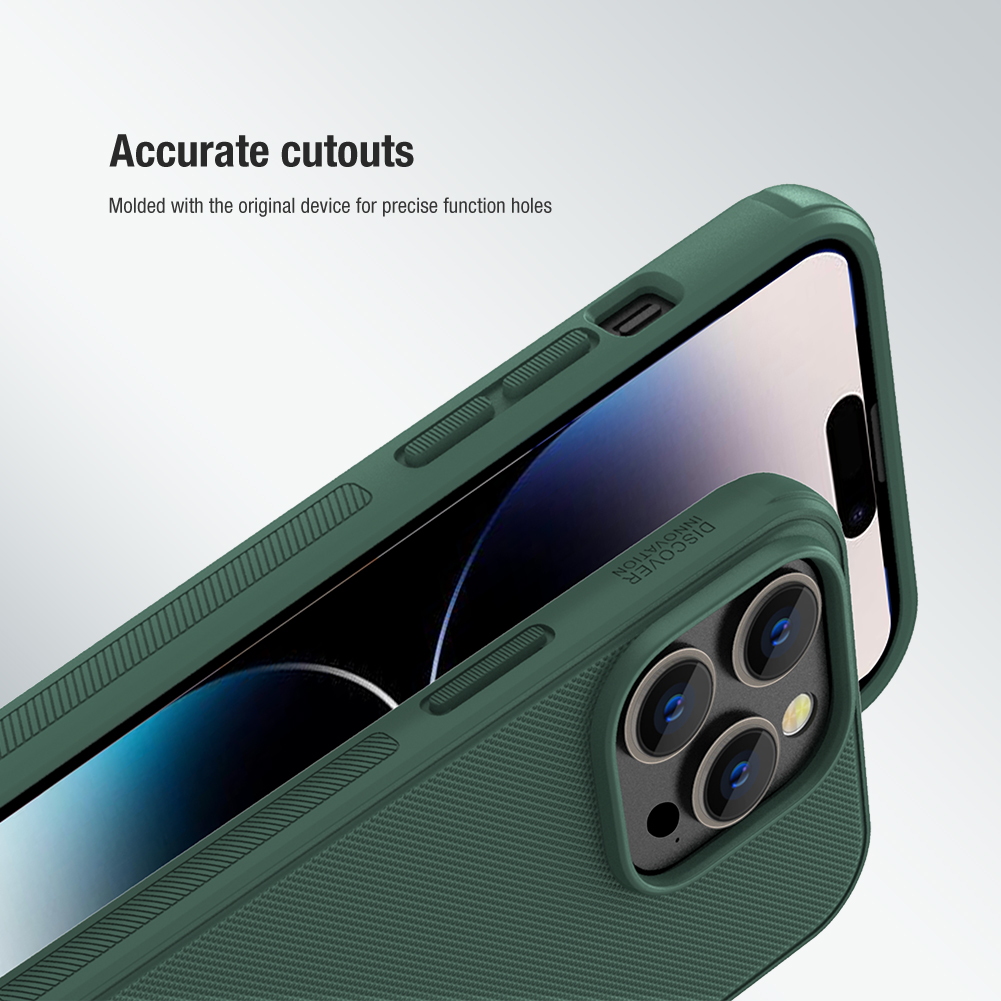 Ốp Lưng cho iPhone 14 / 14 Plus / 14 Pro / 14 Pro Max Nillkin Super Frosted Shield Pro Case - Hàng Nhập Khẩu
