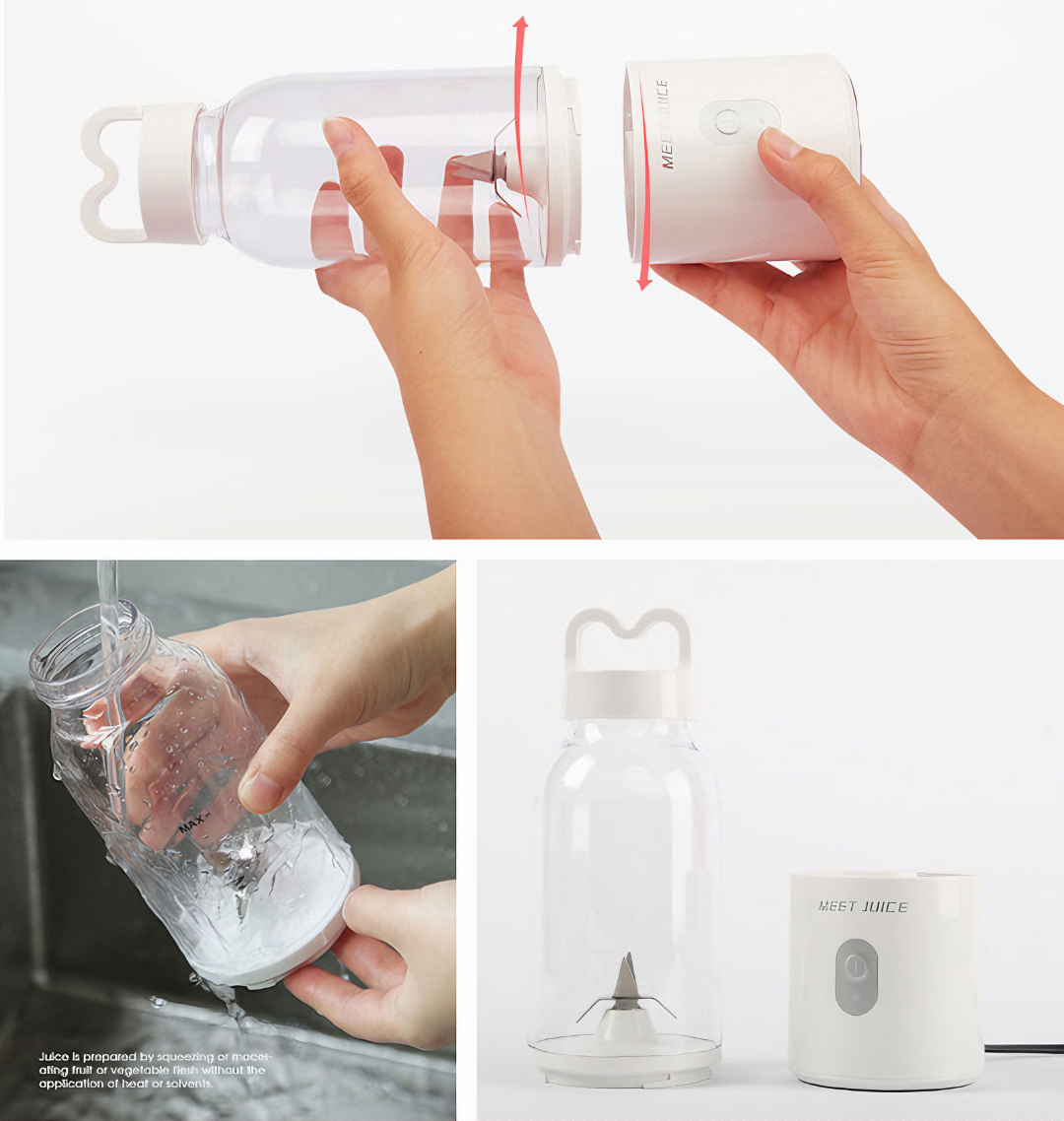 Máy xay sinh tố mini KGmeetjuice dễ sử dụng đa năng tiện lợi dung tích 500ml- Hàng chính hãng