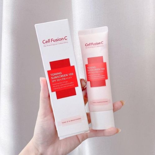Kem Chống Nắng Dưỡng Trắng Nâng Tone Da Cell Fusion C Brightening Tone Up Sunscreen 100 SPF50+/ PA ++++ (10ml)