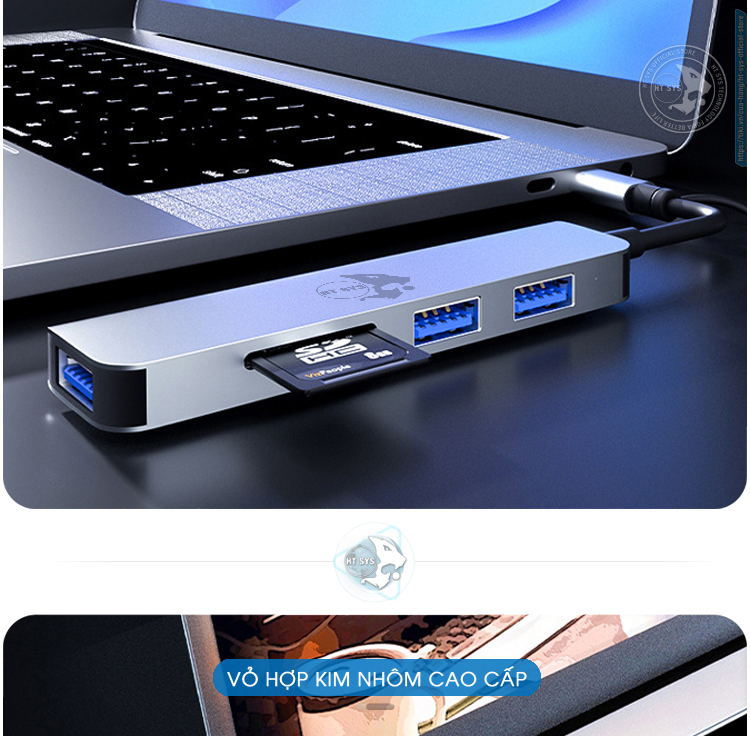 chia usb, hub usb ht sys 5in1