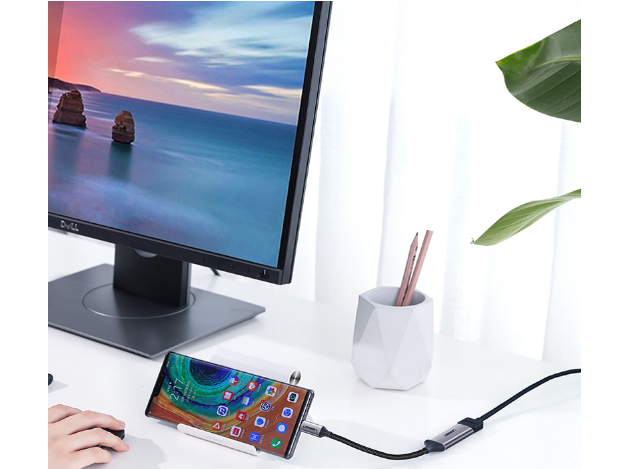Bộ chuyển thunderbolt 3 usb type c ra hdmi 2.0 4k 60hz Ugreen 297OL70444CM Hàng chính hãng