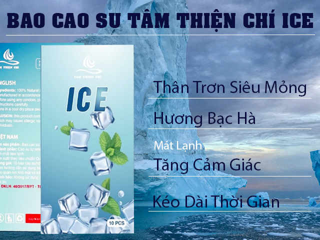 bao cao su tâm thiện chí ice 10 chiếc