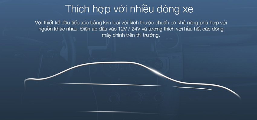 Sạc Xe Hơi Xiaomi 2 cổng USB