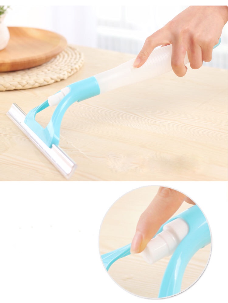 Cây lau đa năng thông minh 2 in1 kèm bình xịt nước tiện dụng - Giao màu ngẫu nhiên