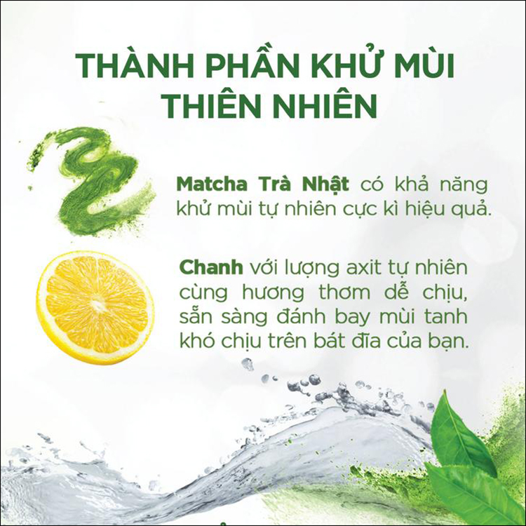 Nước Rửa Chén Sunlight Chiết Xuất Matcha Trà Nhật Chai 750g Và Túi 750g (Combo Tiết Kiệm)