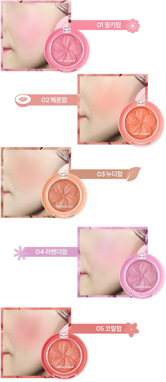 Màu Má Trang Điểm TheFaceShop Blush Pop (3.8g)