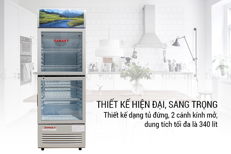 Tủ Mát Sanaky VH-408W3 (340L) - Hàng Chính Hãng
