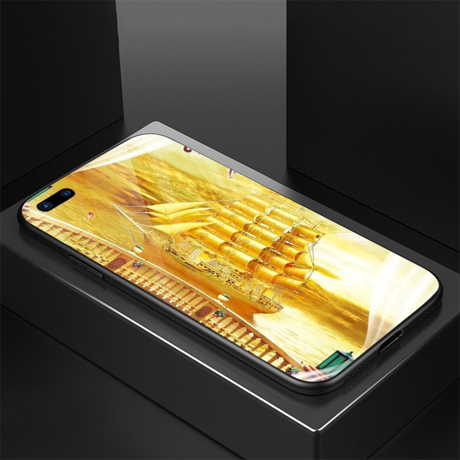 Ốp kính cường lực cho điện thoại Oppo A5/A3s - thuận buồm xuôi gió MS 2TBXG007