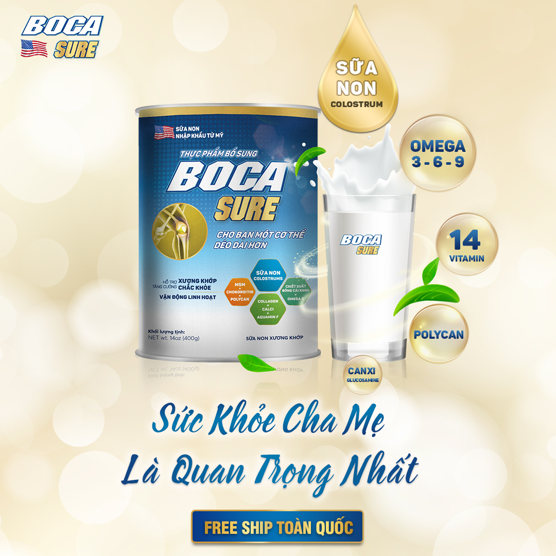 mua 5 tặng 2 boca sure hỗ trợ xương khớp alifaco sữa non sữa non nhập khẩu từ mỹ 1