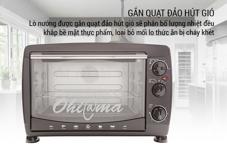 Lò Nướng Điện Ohi@Ma HMO-30 - Hàng chính hãng