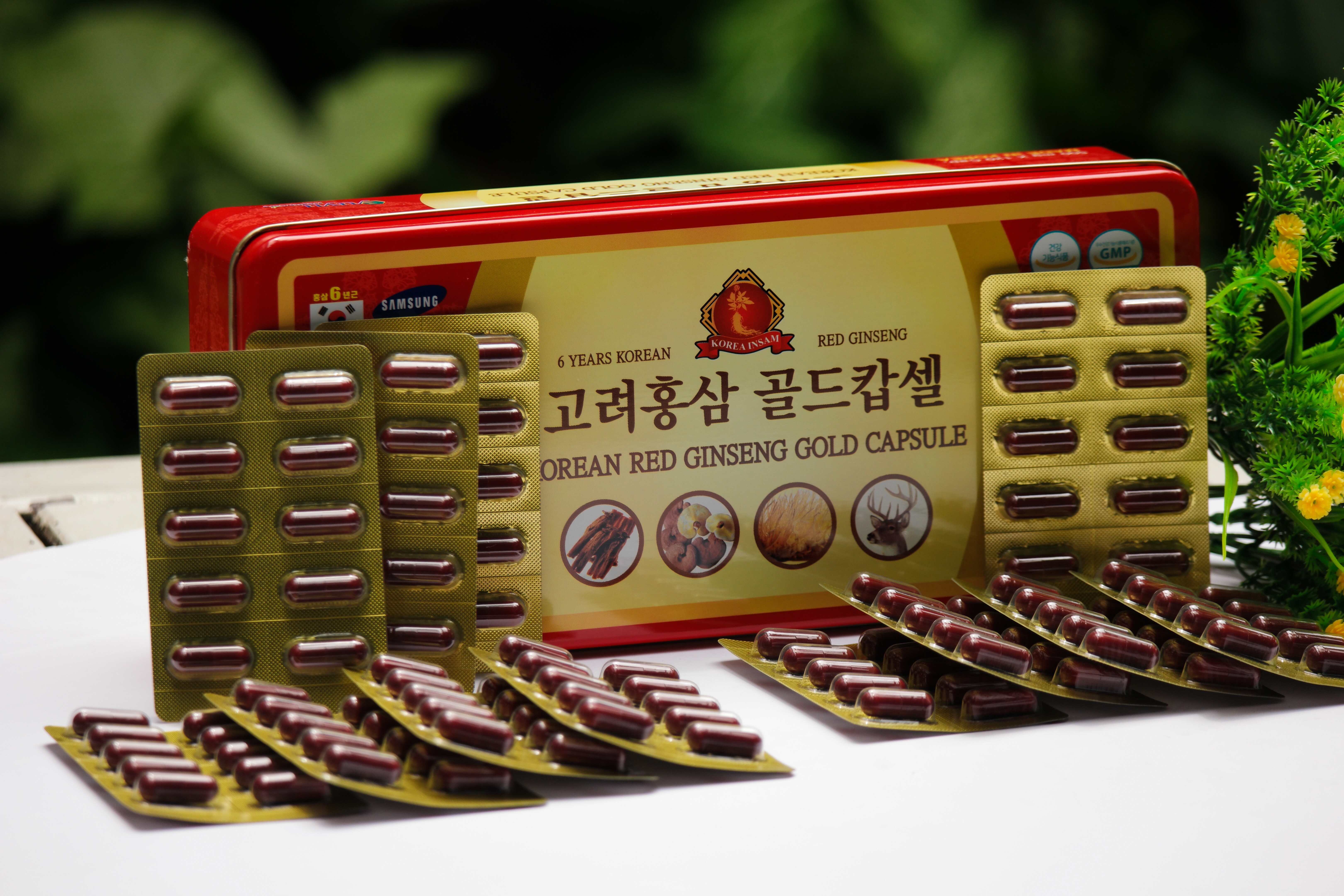 Viên Hồng Sâm Đông Trùng Hạ Thảo Hộp 120 Viên