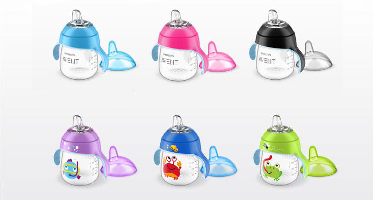 Bình Uống Nước Cho Bé Hình Chim Cánh Cụt Philips AVENT An Yue SCF252 / 03