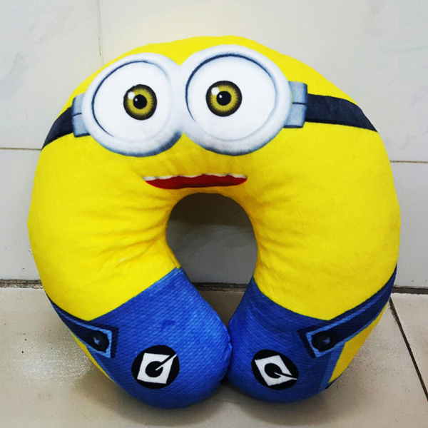 Gối Chữ U Hình Minion U04 (Màu Vàng)