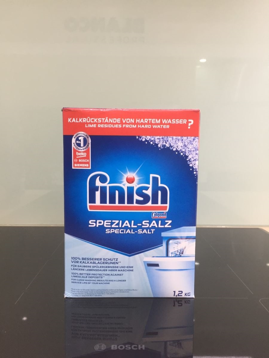 Muối rửa bát Finish 1.2kg, muối finish 1,2kg là muối làm mềm nước trong máy rửa chén bát ly 1200g