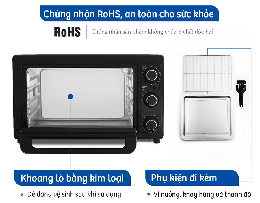 Lò Nướng Điện BlueStone EOB-7516 (23L)