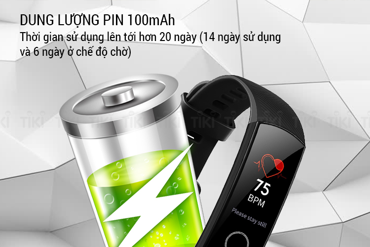 Vòng Đeo Tay Thông Minh Huawei Honor Band 4 Amoled - Hàng Nhập Khẩu