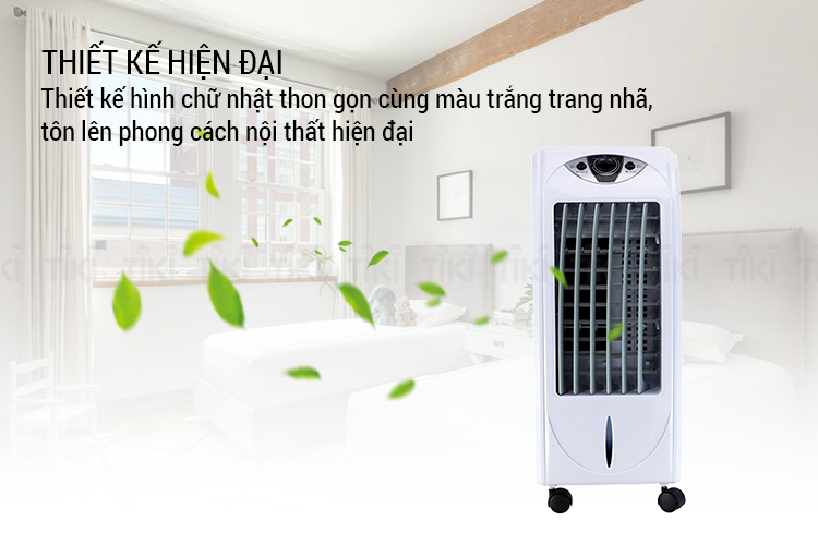 Quạt Hơi Lạnh Iruka I-85 (95W) - Trắng - Hàng Chính Hãng