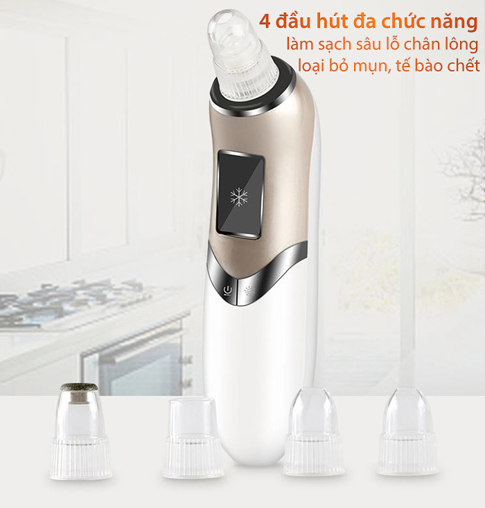 Máy hút mụn kết hợp đầu massage nóng lạnh BZ-0720