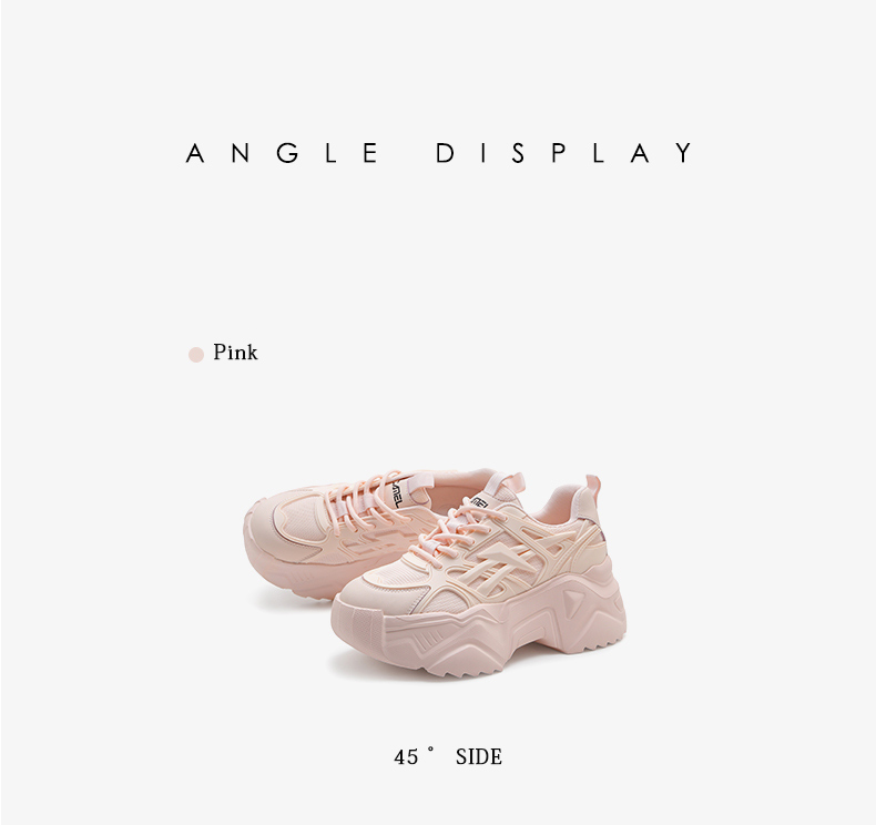 Giày thể thao chunky nữ CAMEL Giày sneaker A13289615 đế dày thoải mái cho nữ