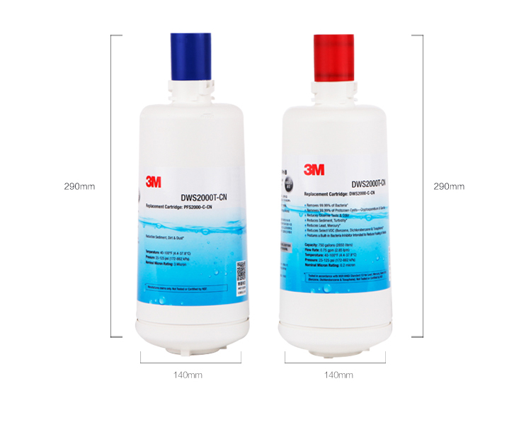 3M Gemini DWS2000T-C-CN replacement filter 3M Gemini DWS2000T-C-CN replacement filter
