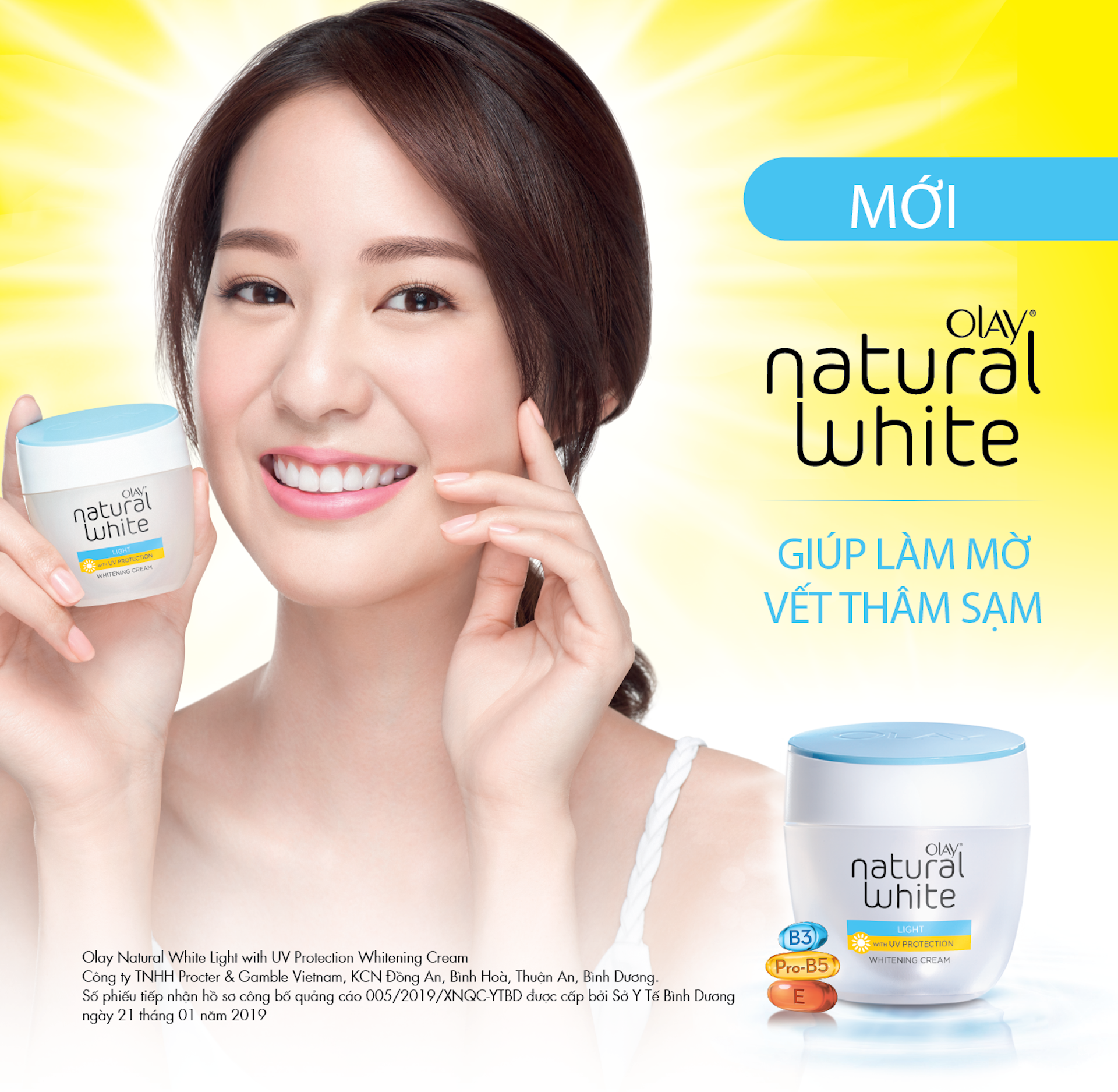 Kem dưỡng ban ngày Olay Natural White 20g
