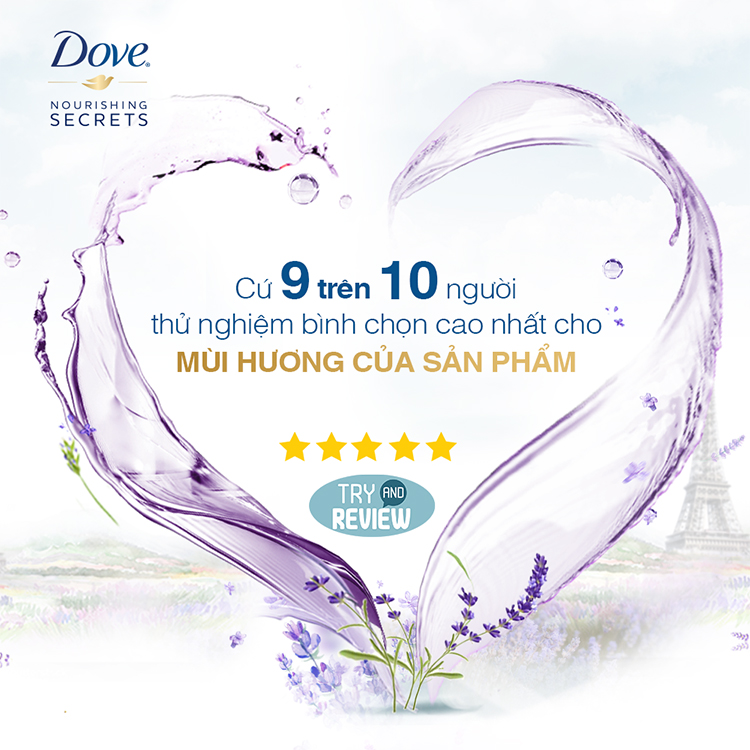 Combo Dầu Gội (650g) & Kem Xả (335) Dove Vào Nếp Sống Động Tự Nhiên