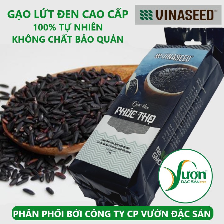 Hộp 01kg Gạo Phúc Thọ đen (Gạo lứt đen)  - Tốt cho tim mạch và tiểu đường