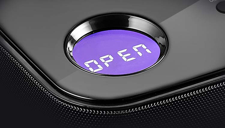 RSR DD515 Apple speaker can be inserted in the U disk / CD / DVD desktop mini combination Bluetooth alarm clock early education audio iphone7 / 6plus / 5s speaker white