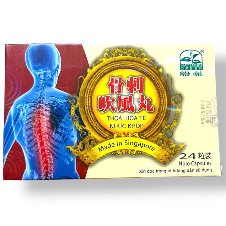 Viên uống đau nhức xương khớp, tê bì chân tay, thiếu chất nhầy khớp gối, khô khớp, thoát vị đĩa đệm Thoái hóa tê nhức khớp - Mã số 1121