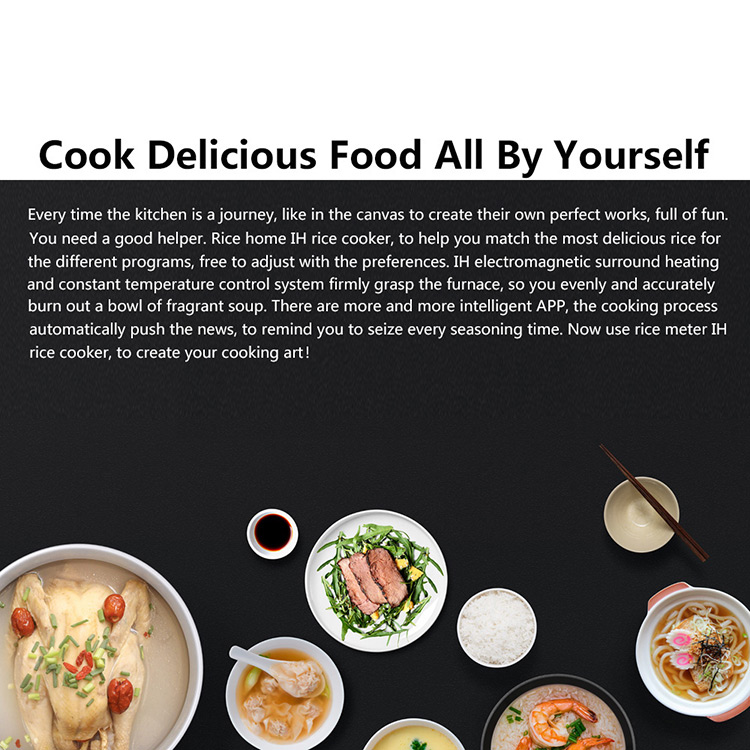 Xiaomi Mijia IH Electric Rice Cooker 4L Non-sticky Pan with Menu App