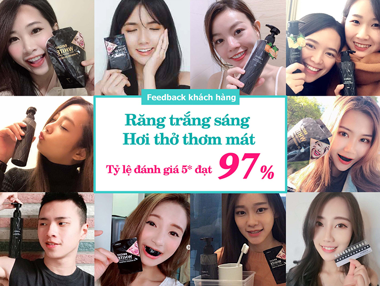 [Liệu Trình 7 Ngày + Kem Đánh Răng (Hương Cam) Tặng Bàn Chải Đánh Răng] Miếng Dán Trắng Răng Anriea Black Tooth Whitening - 30 Minutes Express