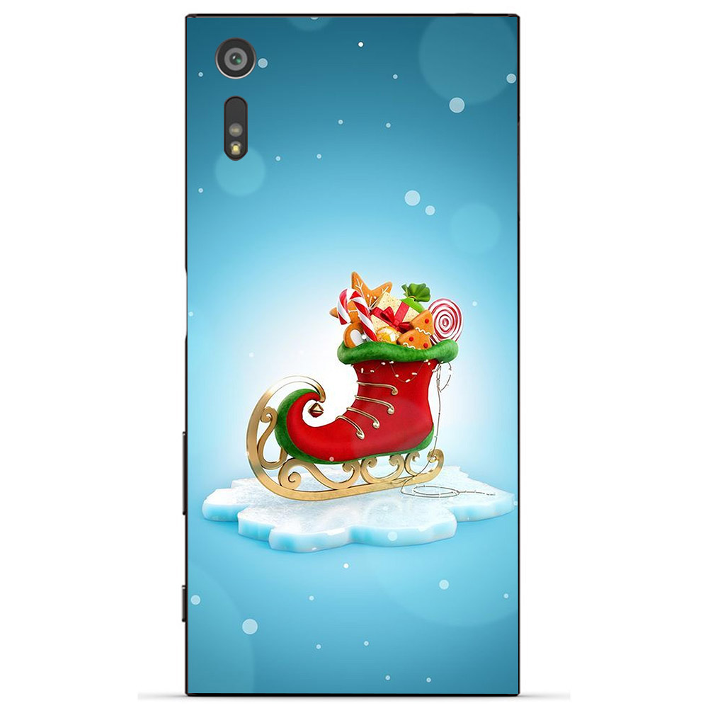 Ốp lưng cứng viền dẻo dành cho điện thoại Sony Xperia XZ - Giáng sinh an lành ấm áp MS GSANAA029