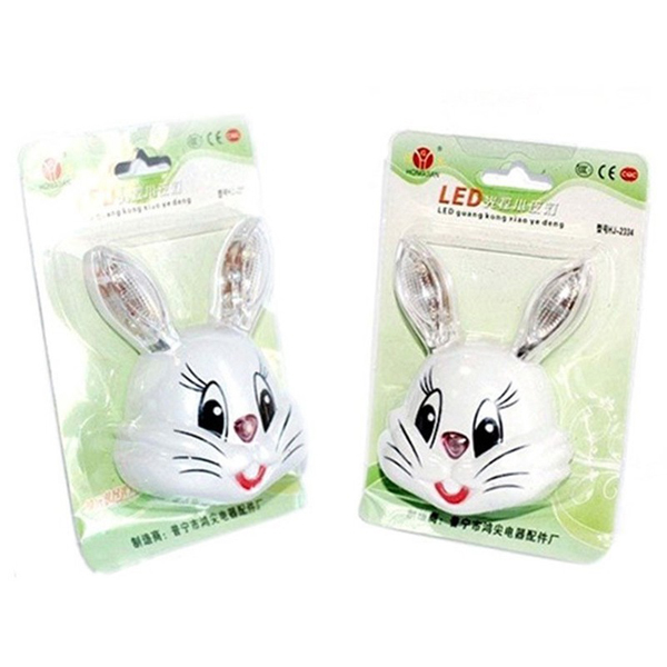 Đèn Ngủ Cảm Ứng Hình Con Thỏ (Màu Trắng)