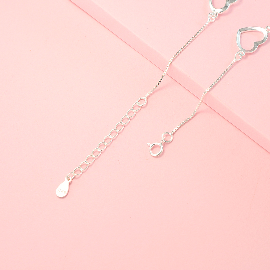 lắc chân bạc nữ