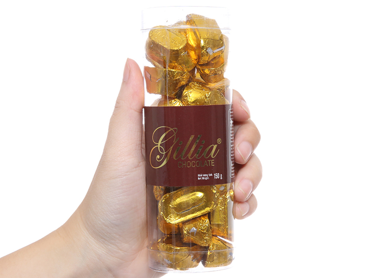 Kẹo Chocolate Gillia hài Ống 150g)