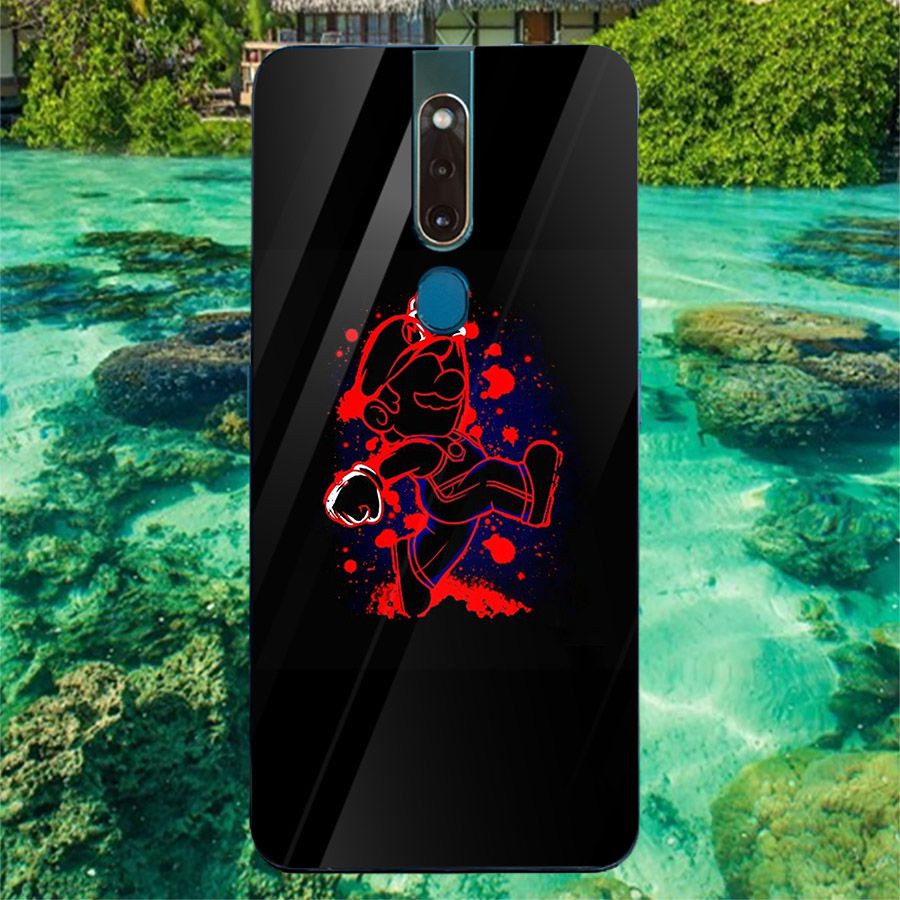 Ốp kính cường lực cho điện thoại Oppo F11 Pro - super mario MS MARIO014