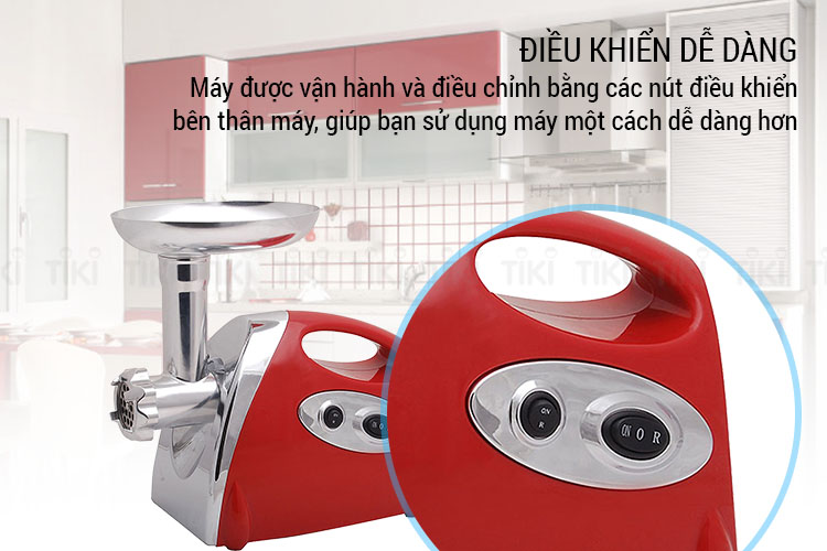 Máy Xay Thịt Kuchenzimmer 3000341 – Đỏ - Hàng chính hãng