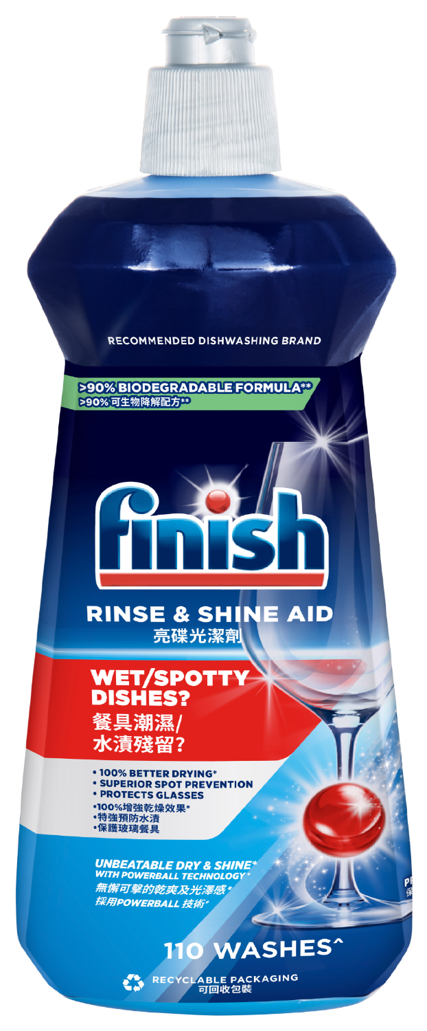 Nước Làm Bóng Chén Bát  Finish Rinse & Shine Aid