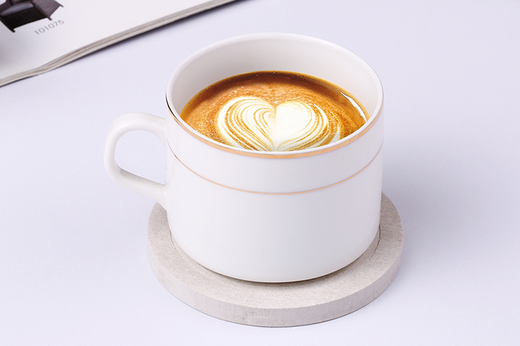 Natural Diatomaceous Earth Drink Coaster Absorbent Modern Round Coaster for Drinks Drinking Cups Protect Furniture From