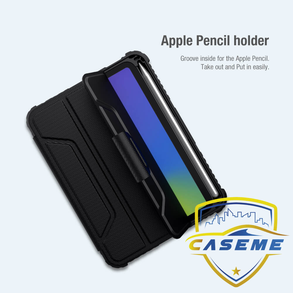 Bao da dành cho iPad Mini 6 2021 hàng chính hãng Nillkin Bumper Leather có nắp bảo vệ camera